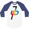 jake paul colorful 3/4 Sleeve Shirt