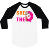 She Wants The D - Dunkin Donuts 3/4 Sleeve Shirt