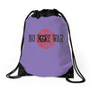 no more war Drawstring Bags
