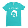 rivelino brazil 70s football world cup legend retro Ladies Fitted T-Shirt