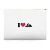 i love jet ski racing Accessory Pouches