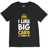 i like big monster cars V-Neck Tee