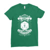 Natural 1   Orc White Edition Ladies Fitted T-Shirt