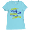 im all for being social but this is fucking bullshit Ladies Fitted T-Shirt