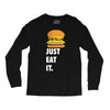 just eat it burger lover Long Sleeve Shirts