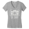 oh snap Women's V-Neck T-Shirt