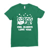 owl always love you Ladies Fitted T-Shirt