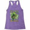science needs your brain Racerback Tank