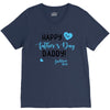 Happy First Father's Day Daddy V-Neck Tee