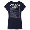 March Girl Facts Aries Women's V-Neck T-Shirt