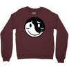 yin yang smiley Crewneck Sweatshirt