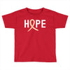 Hope Uterine Cancer Awareness Toddler T-shirt