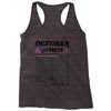 October Girl Facts Scorpio Racerback Tank