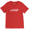 evolution  feuerwehrmann firefighter fire feuer feuerwehrauto l&ouml;schen V-Neck Tee