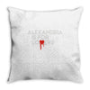 alexandria is for lovers Throw Pillow