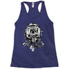 skull pilot Racerback Tank