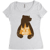 All Good In The Woods Women's Triblend Scoop T-shirt