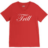 trill script V-Neck Tee