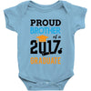 Class of 2017 Proud Brother Graduation Baby Onesie