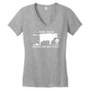 vegetarier mein essen schei&szlig;t Women's V-Neck T-Shirt