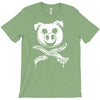 pig bacon cross bones pirate T-Shirt