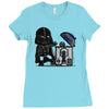 robotic trashcan Ladies Fitted T-Shirt