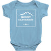 Mount Cleverest Baby Onesie