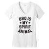 bbq spirit animal Women's V-Neck T-Shirt
