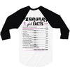 February Girl Facts Aquarius 3/4 Sleeve Shirt