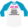 July Girl Hated By Many 3/4 Sleeve Shirt