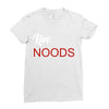 live noods Ladies Fitted T-Shirt