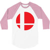 smash bros tribute unisex vinyl 3/4 Sleeve Shirt