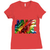 jake paul text paradise Ladies Fitted T-Shirt