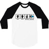 rock paper scissors hadouken 3/4 Sleeve Shirt