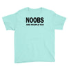 noobs are people too t shirt x large funny nerdy geek cod halo cool ga Youth Tee
