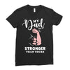 My Dad is Stronger Than Yours Ladies Fitted T-Shirt