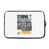 Strong Independent Motivated Virgo Laptop sleeve