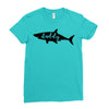 Daddy Shark Ladies Fitted T-Shirt