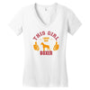 This Girl Loves Her Boxer Women's V-Neck T-Shirt