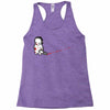 sad psycho Racerback Tank