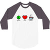 peace love coffee (2) 3/4 Sleeve Shirt