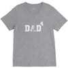 Dad to the Second Power ( dad of 4 ) V-Neck Tee