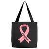 breast cancer ribbon survivor pocket Tote Bags
