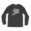 some game involving falling blocks in the style of m.c. escher Long Sleeve Shirts