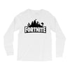 fortnite logo black Long Sleeve Shirts