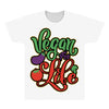 vegan for life All Over Men's T-shirt