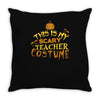 scary teacher costume Throw Pillow