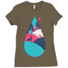 tear Ladies Fitted T-Shirt