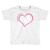 Baby Girl with Heart Any Name Customized Toddler T-shirt