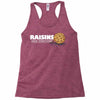 raisins ruin everything Racerback Tank